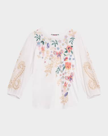 johnny was white embroidered dress Stetson Embroidered Denim Dress main image 0