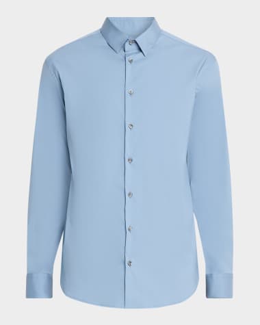 Blue Shirts Giorgio Armani Men's Suits & Clothing at Neiman Marcus