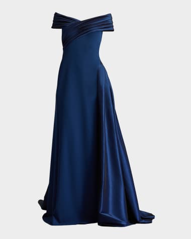 sachin and babi light blue dress Tadashi Shoji BSJ489L