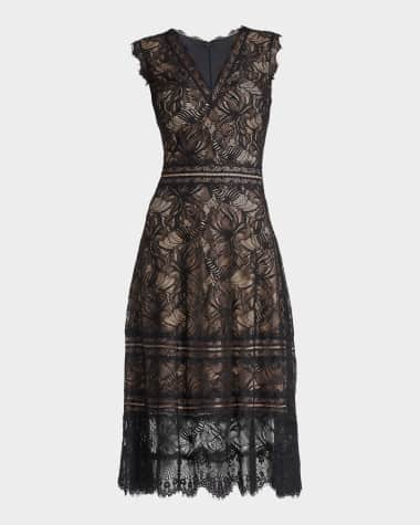 Black Lace Dress | Neiman Marcus