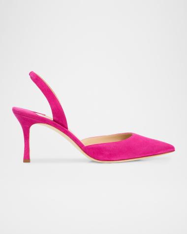 Pink Manolo Blahnik Shoes | Neiman Marcus