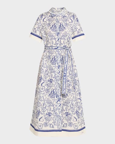 neiman marcus linen dresses FRAME The Linen Day Dress