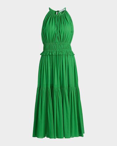 Green Dresses Derek Lam 10 Crosby at Neiman Marcus