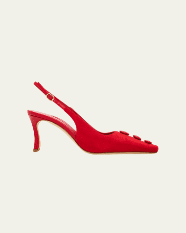 Red Manolo Blahnik Shoes | Neiman Marcus