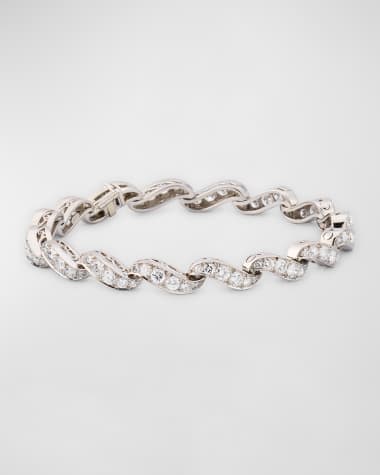 NM Estate Estate Platinum Diamond Bracelet