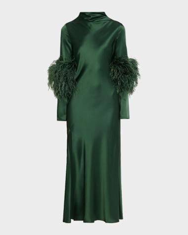 Green Midi Designer Cocktail & Party Dresses