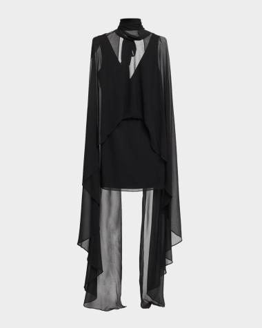 Mock Neck Dress