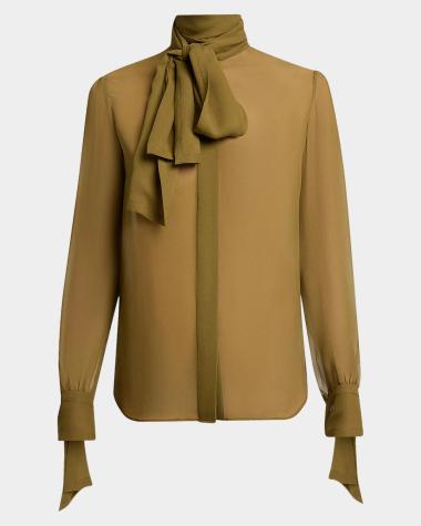Tops Saint Laurent Women's Clothing | Neiman Marcus