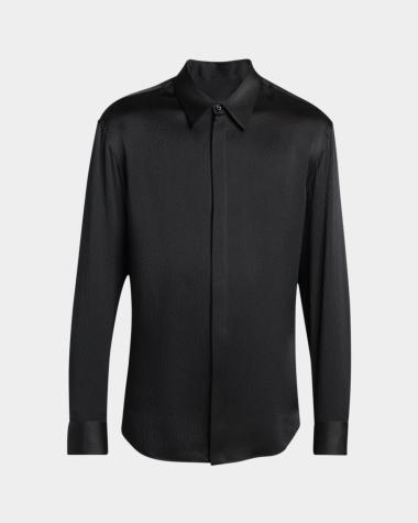 Black Shirts Giorgio Armani Men's Suits & Clothing at Neiman Marcus