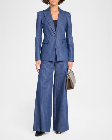 ladies designer dress suits Women's & Separates fashionable women's suits Bonnie Jean Blue Brown 100% SILK Style:W122SM1554
