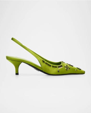 Green Women's Prada Shoes | Neiman Marcus