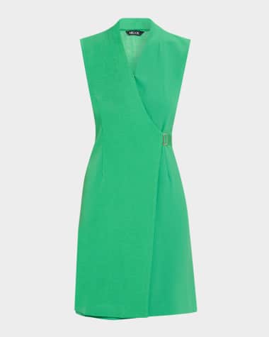 neiman marcus mother of the bride short dresses Black Scoop Neck Short Sleeves Knee Length Mother of The Bride Dresses