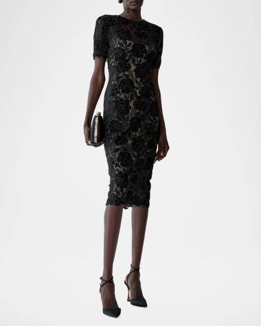 black knee length dresses for women at Neiman Marcus 2023week25