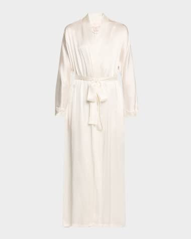 Christine Lingerie Bijoux Long Silk Robe