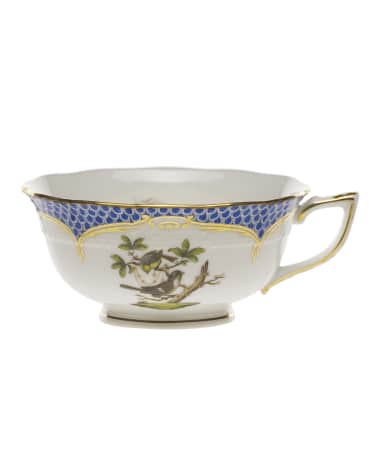 Herend Rothschild Bird Borders Blue Teacup #1