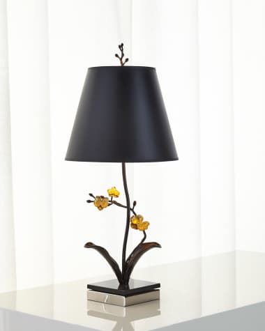 Michael Aram Gold Orchid Table Lamp