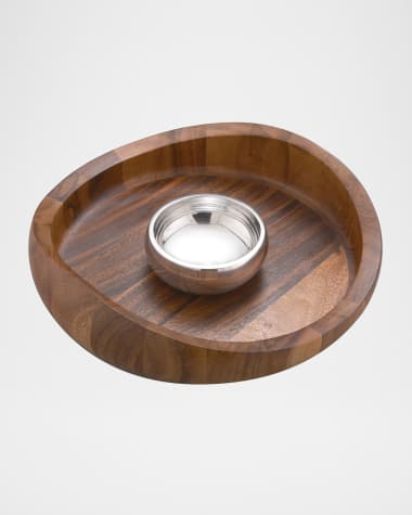 Nambe Butterfly Chip & Dip