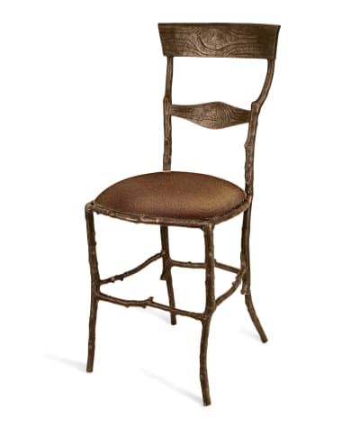 Michael Aram Enchanted Forest Copper-Color Chair
