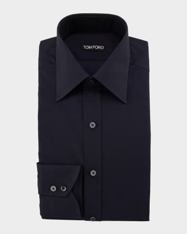 TOM FORD Men's Solid Dress Shirt