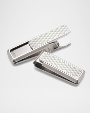 M Clip Golfball Stainless Steel Money Clip