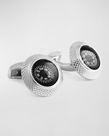 Tateossian Round Compass Cuff Links