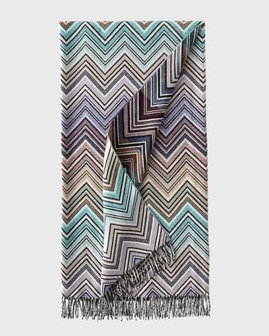 Missoni Home Perseo Zigzag Wool/Cashmere Throw, 51" x 75"