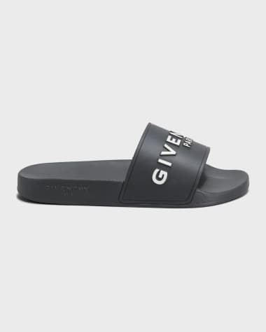 Givenchy Logo Rubber Sandal Slide