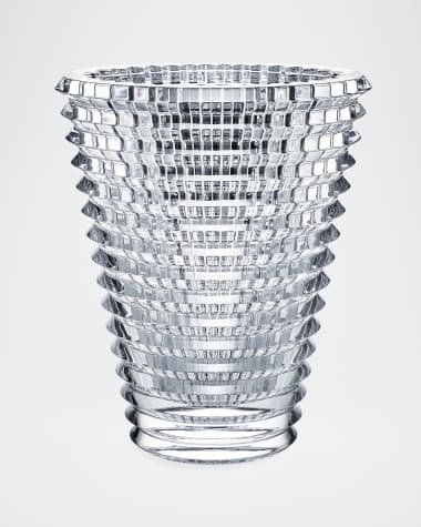 Baccarat Extra-Large Horizontally Ridged Eye Vase