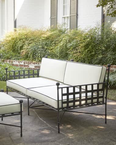 Neiman Marcus Avery Neoclassical Outdoor Sofa