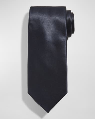 Stefano Ricci Solid Silk Satin Tie
