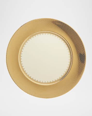 Mottahedeh Gold Lace Charger Plate