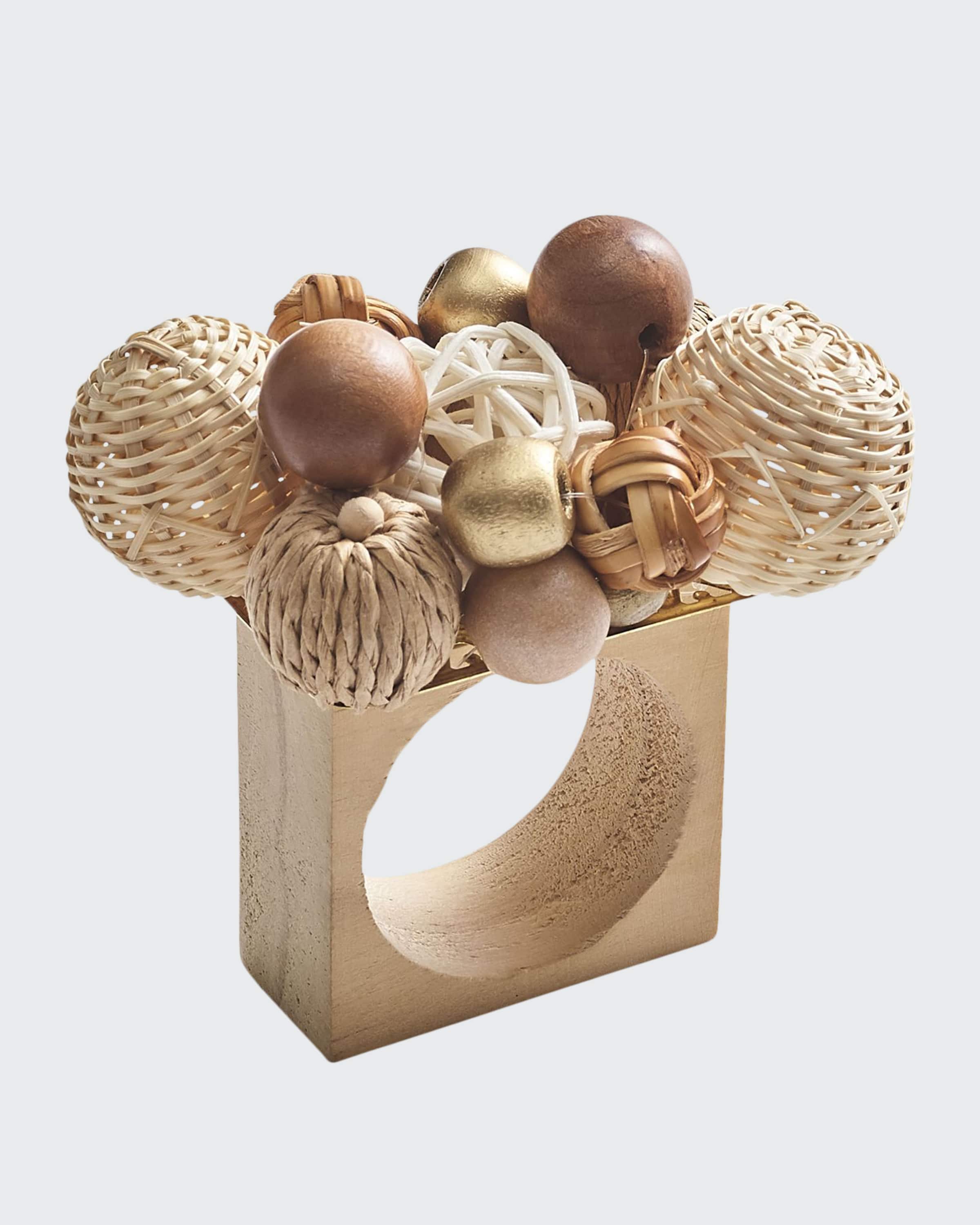 Kim Seybert DuoDie Napkin, Natural/Brown and Matching Items & Matching Items Neiman Marcus