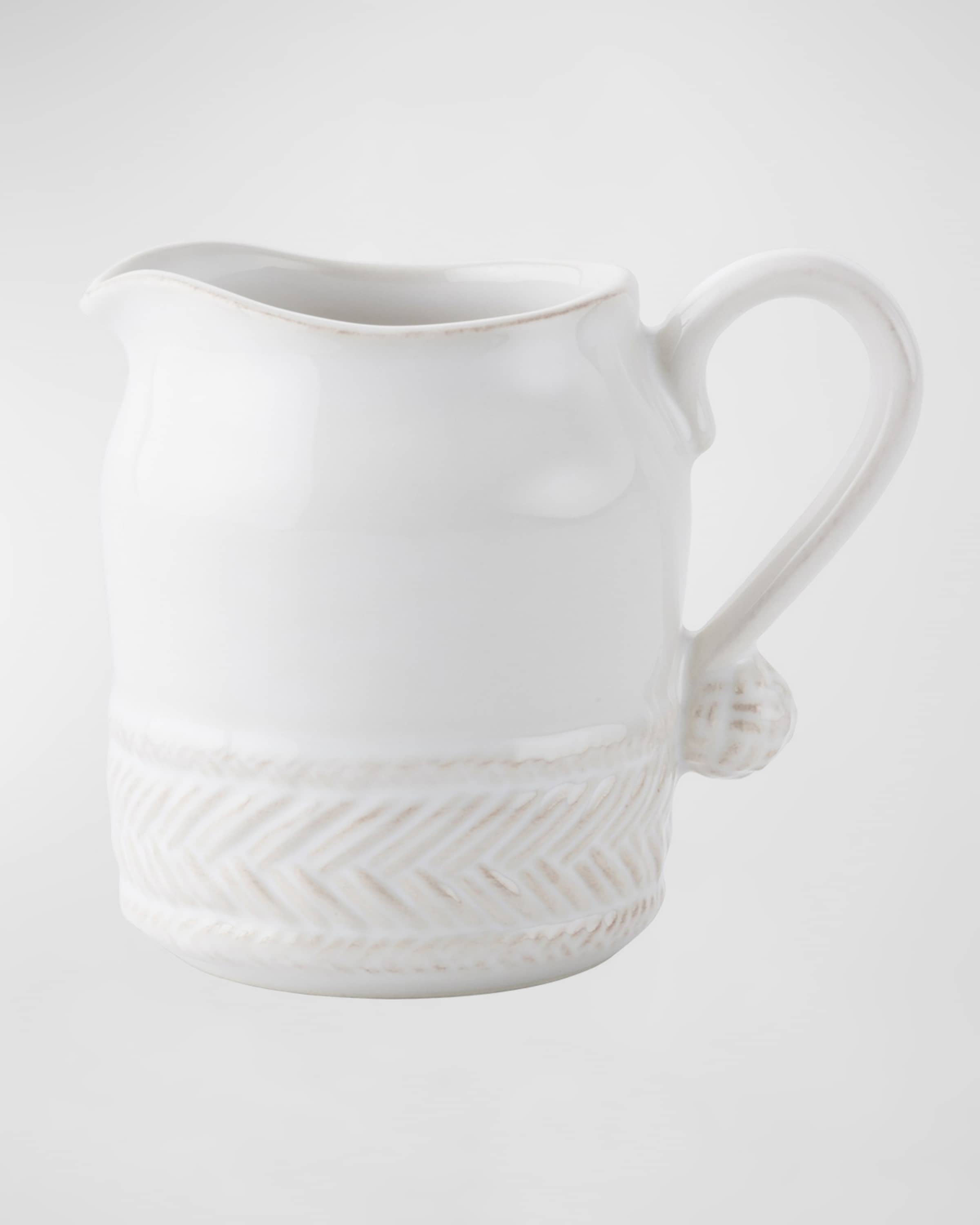Juliska Le Panier Creamer - Whitewash