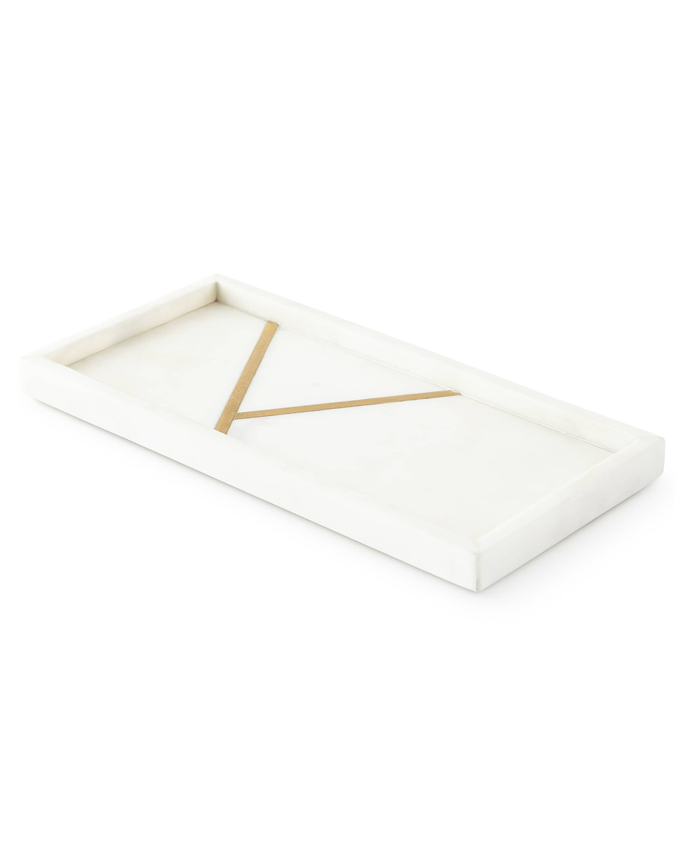 Kassatex Marble Brass Tray