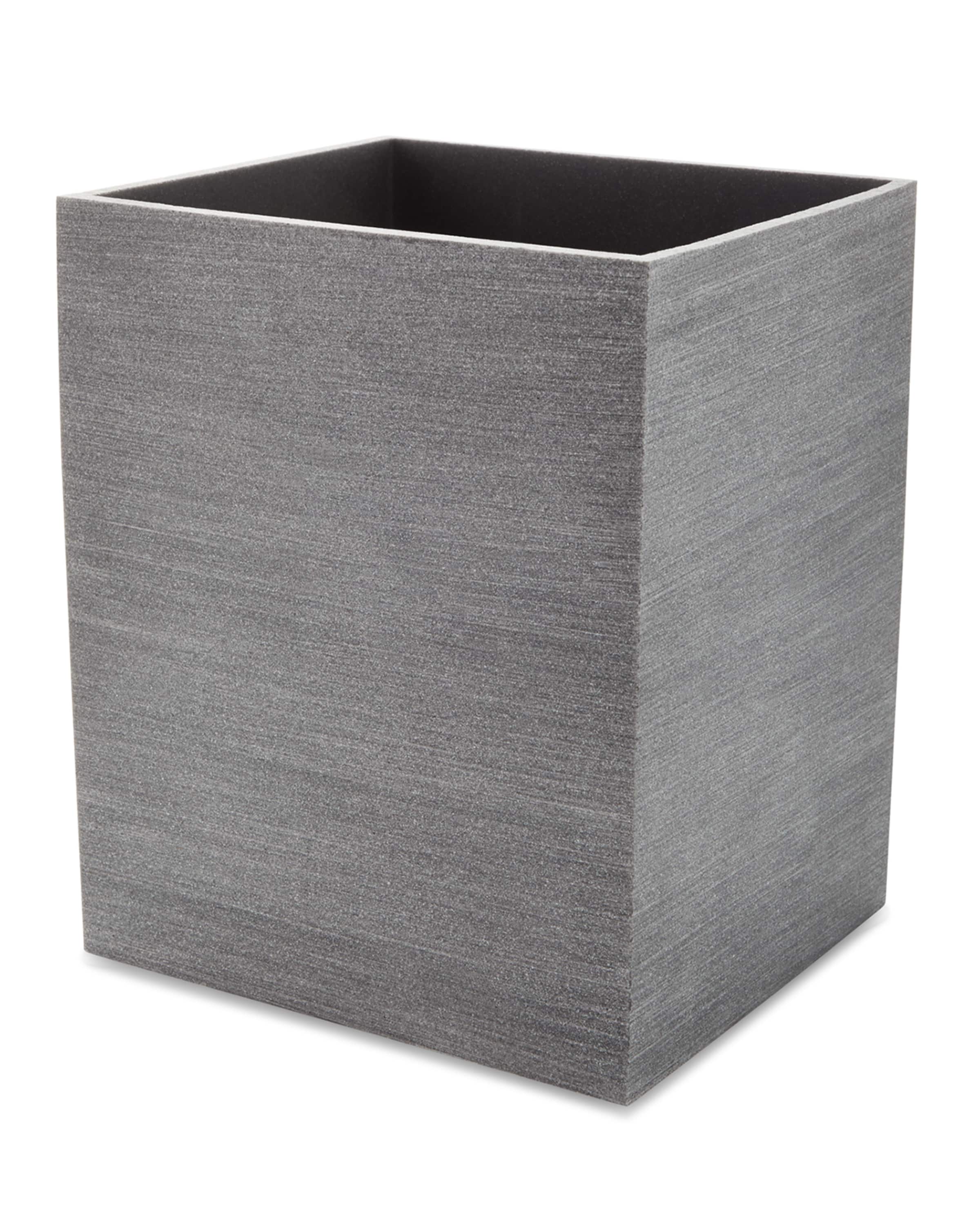 Kassatex Slate Wastebasket