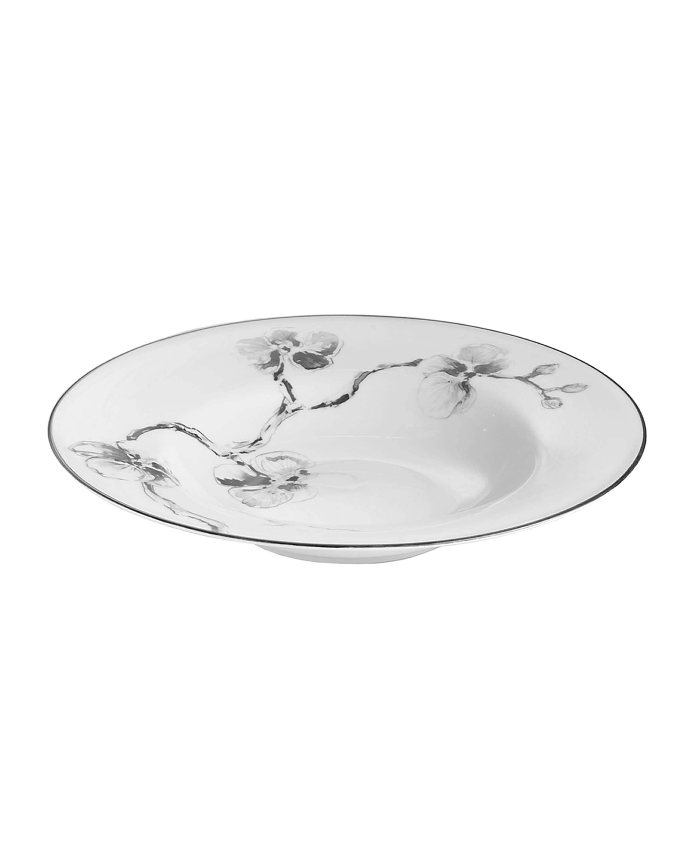 Michael Aram Black Orchid Rimmed Bowl