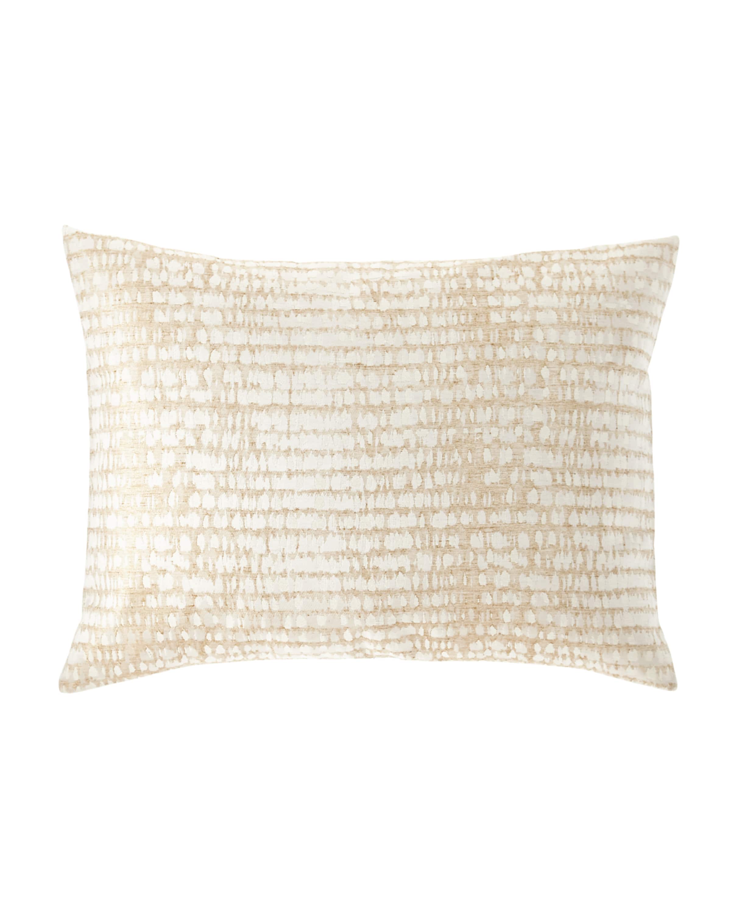 Fino Lino Linen & Lace Twilight Gold King Sham