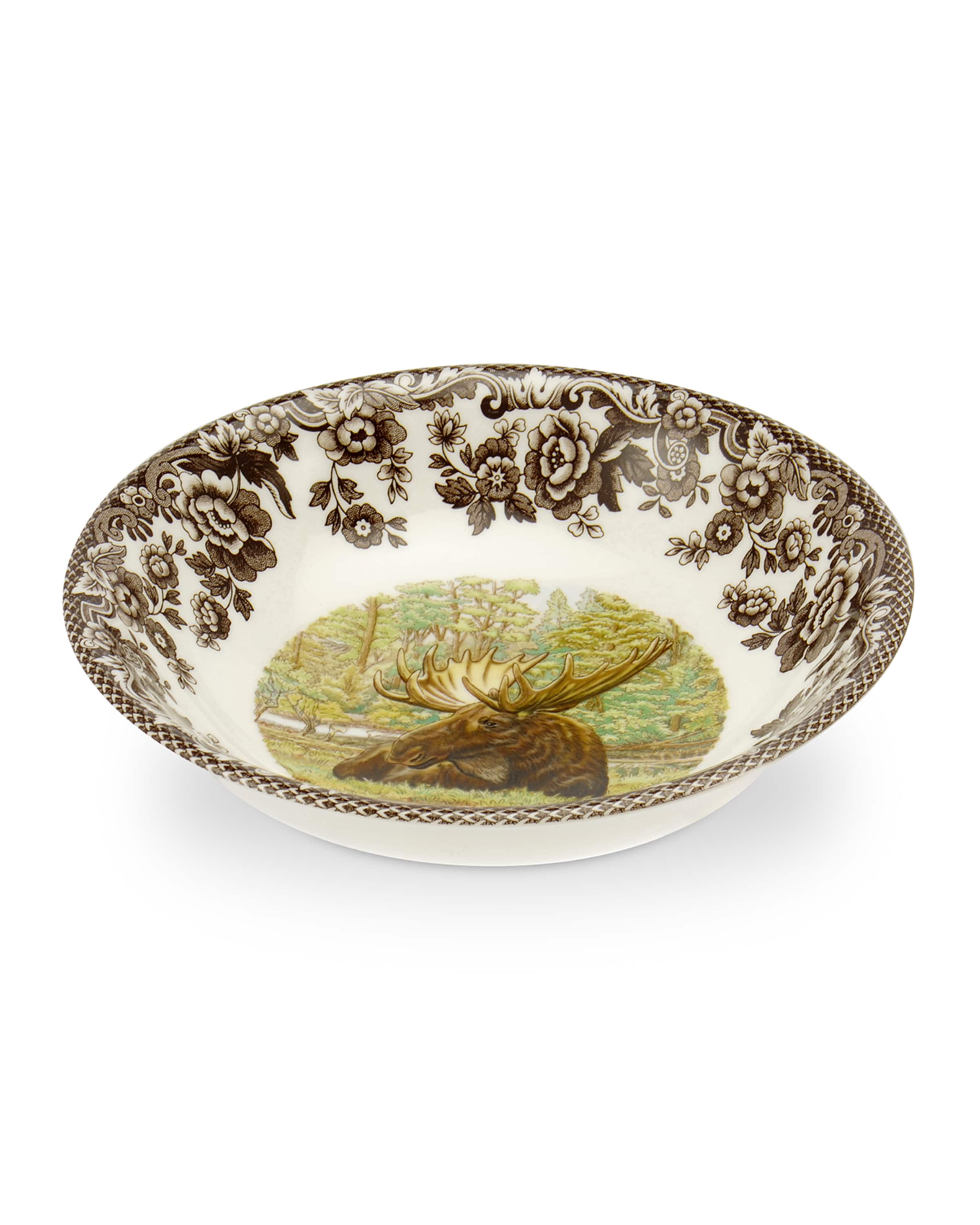 Spode Woodland Majestic Moose Cereal Bowl