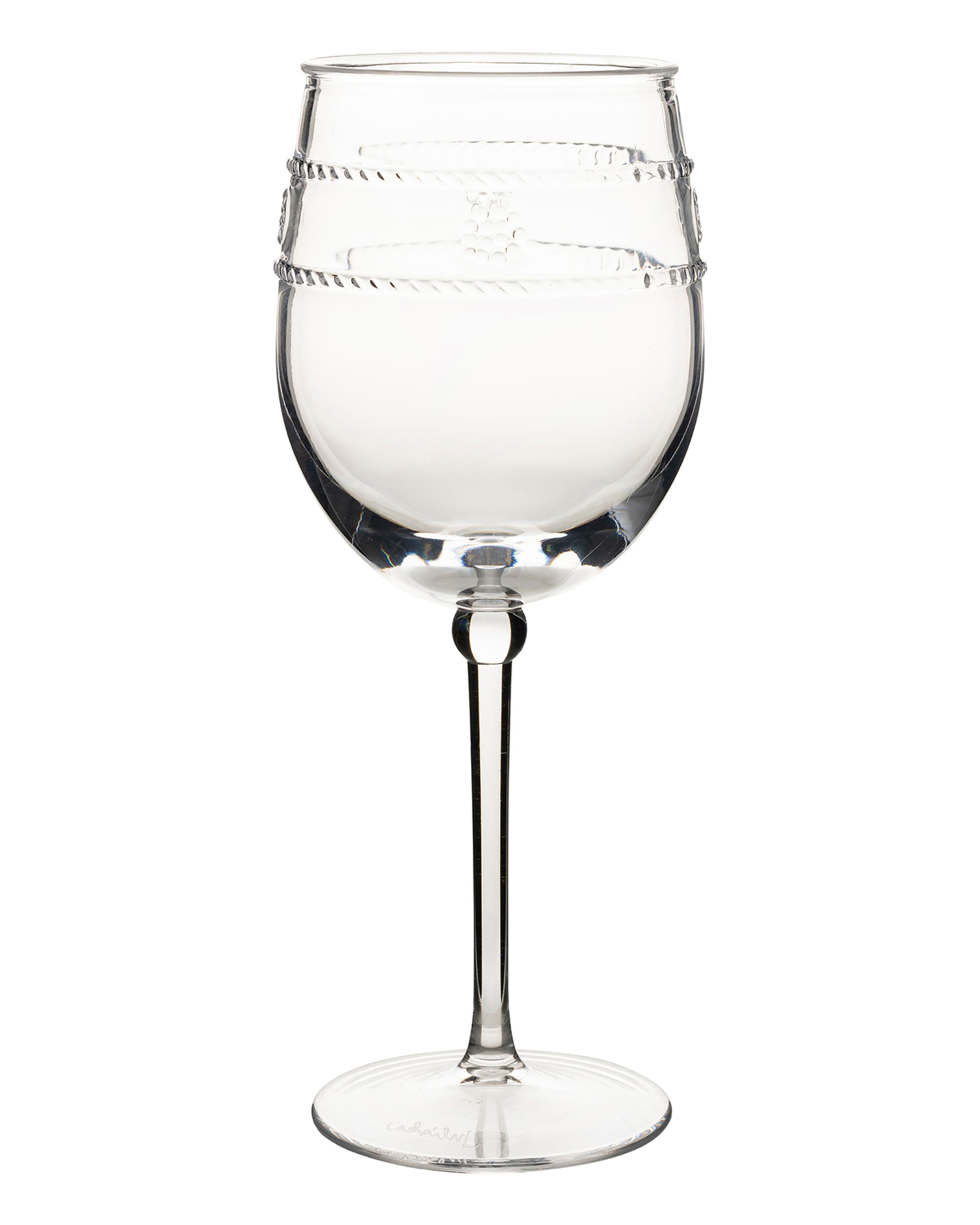 Juliska Isabella Acrylic Wine Glass