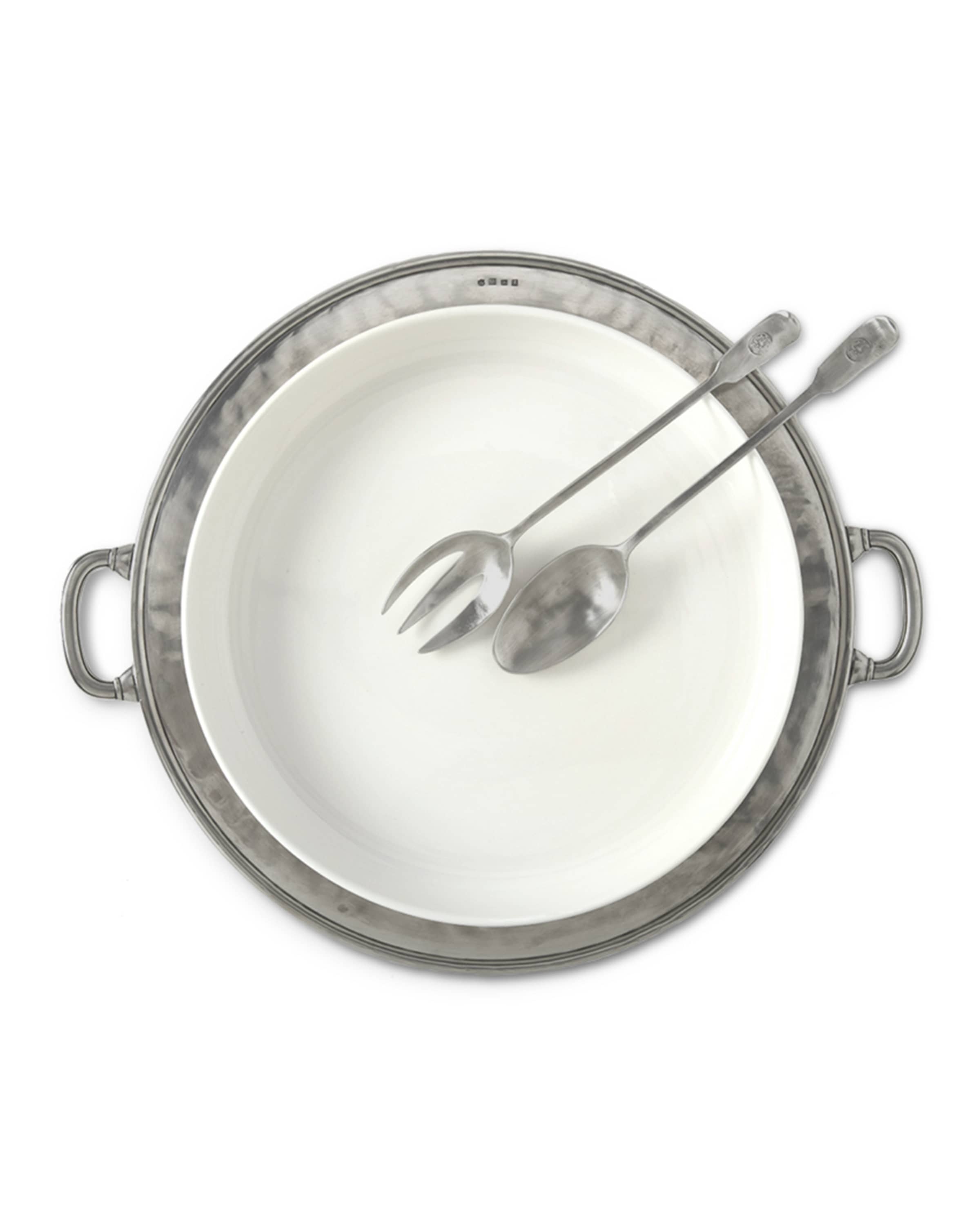 Match Convivio Round Casserole Platter with Handles