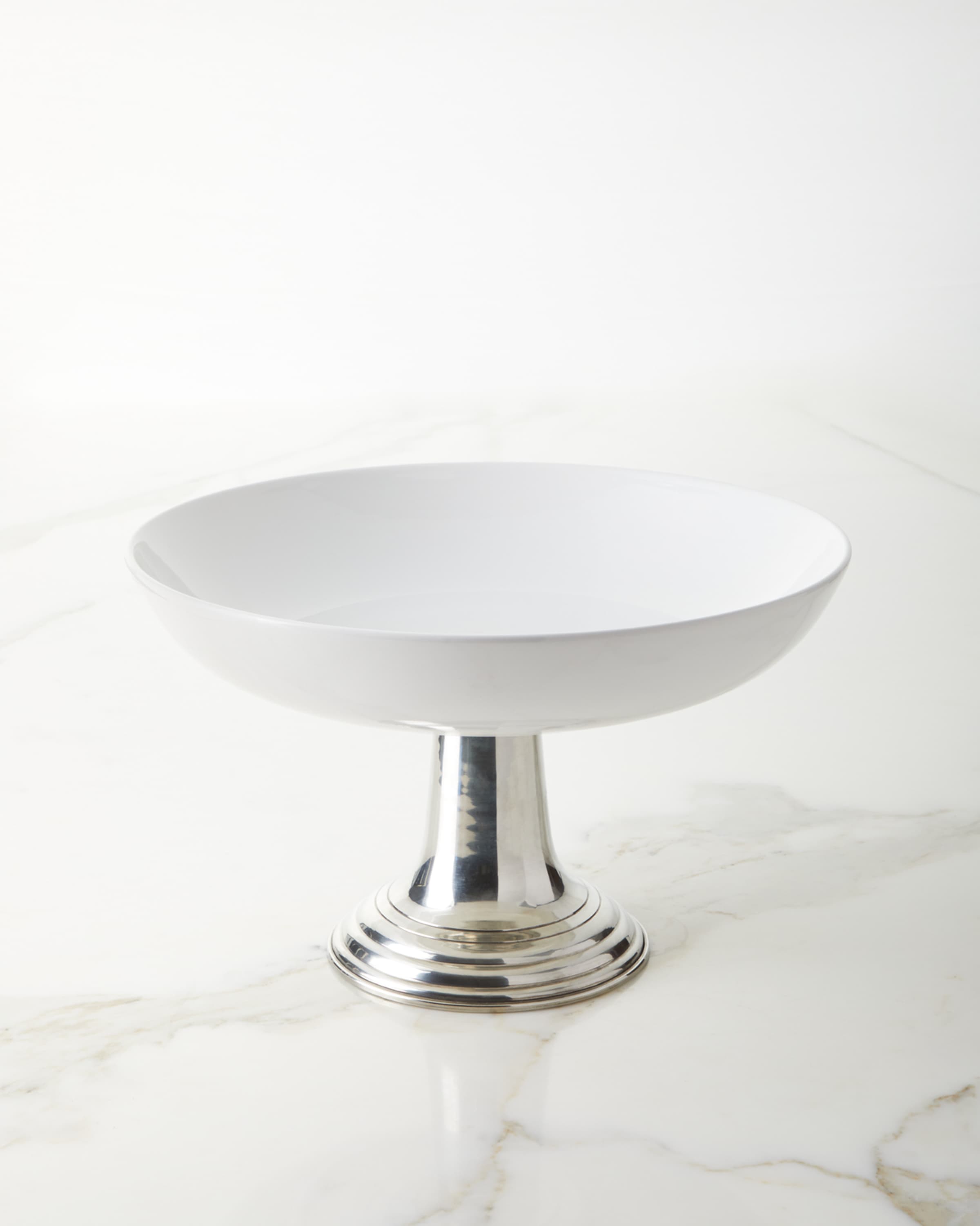 Neiman Marcus Ceramic Pewter Bowl