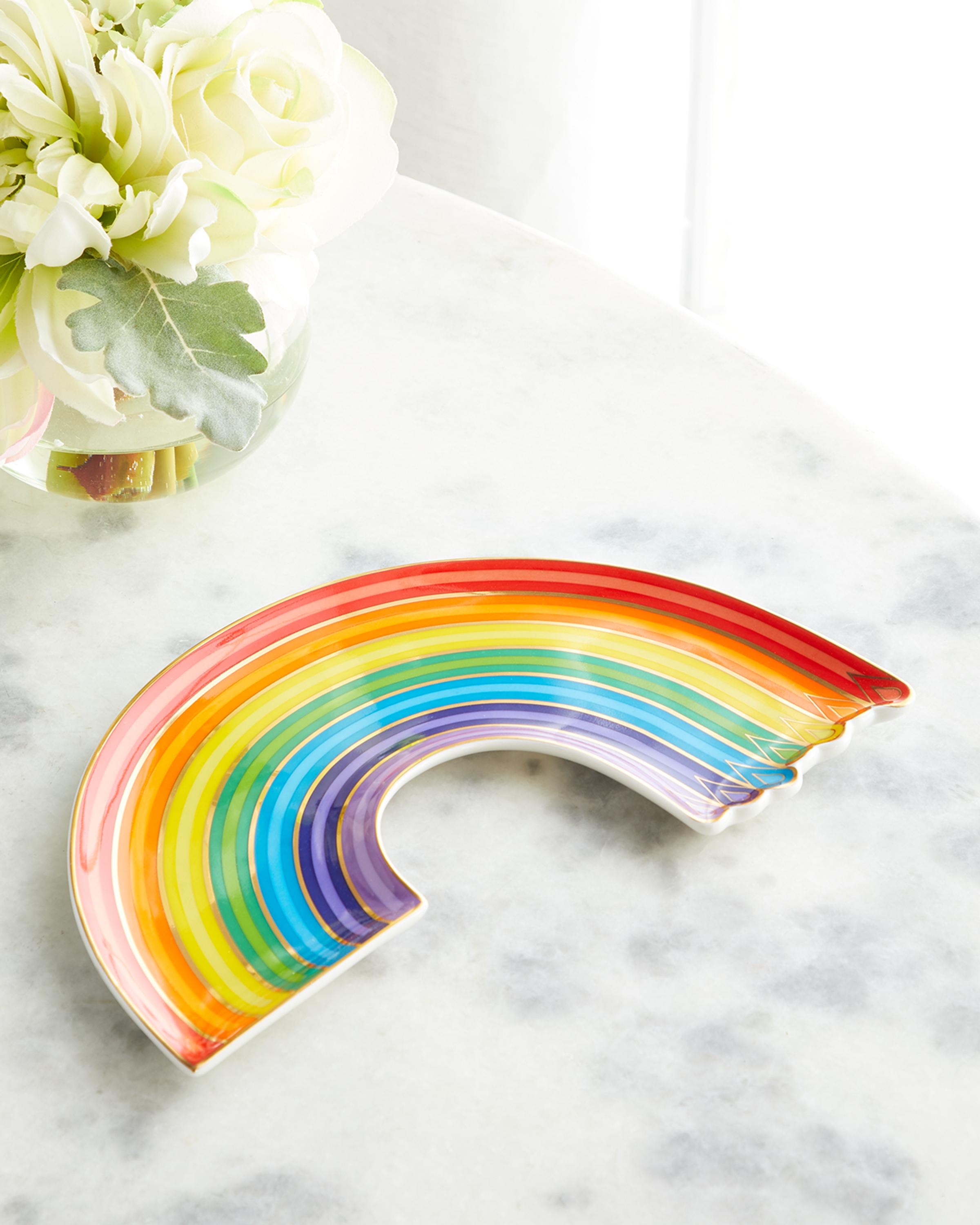 JONATHAN ADLER レインボープレート Jonathan Adler Dripping Rainbow Trinket Tray | Neiman Marcus