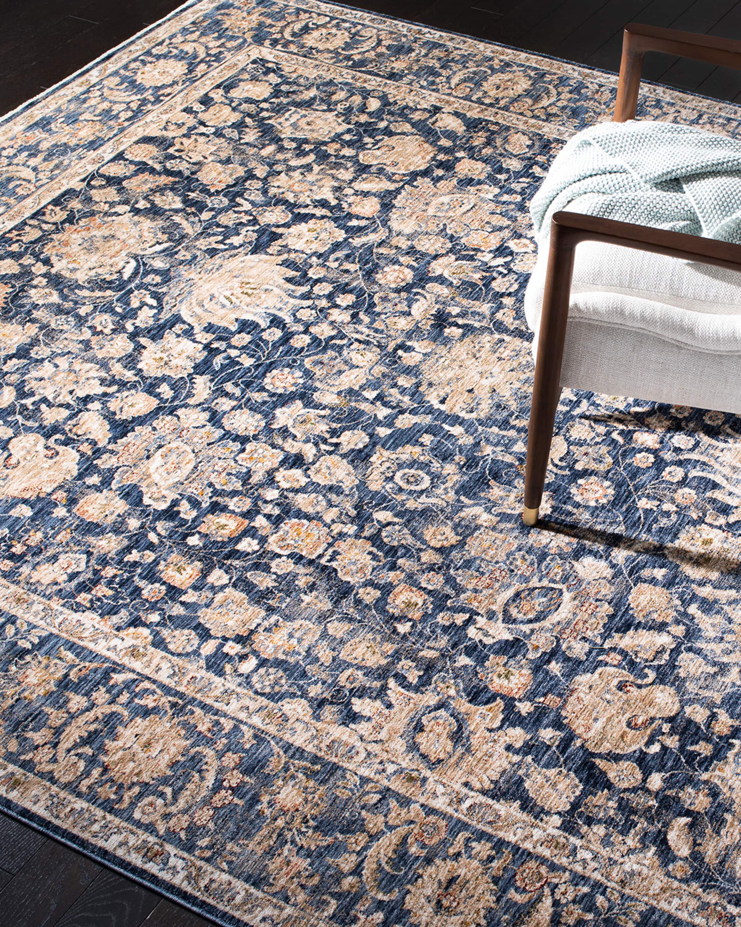 Lauren Ralph Lauren Celia Navy Power-Loomed Rug, 5' x 8'