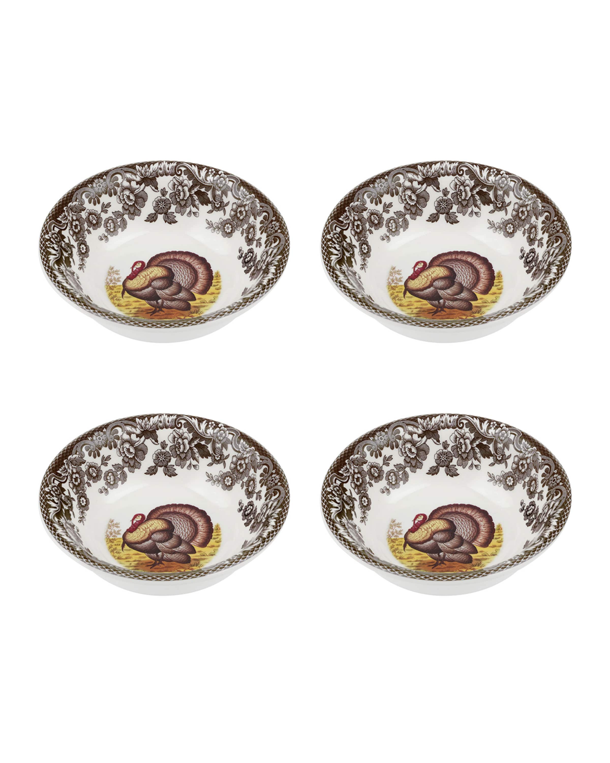 Spode Woodland Mini Bowls, Set of 4