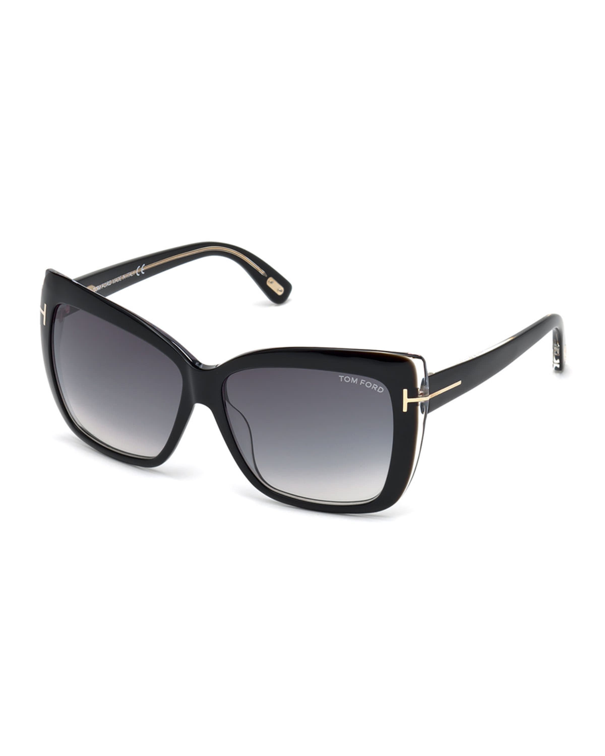 TOM FORD Irina Square Gradient Sunglasses | Neiman Marcus