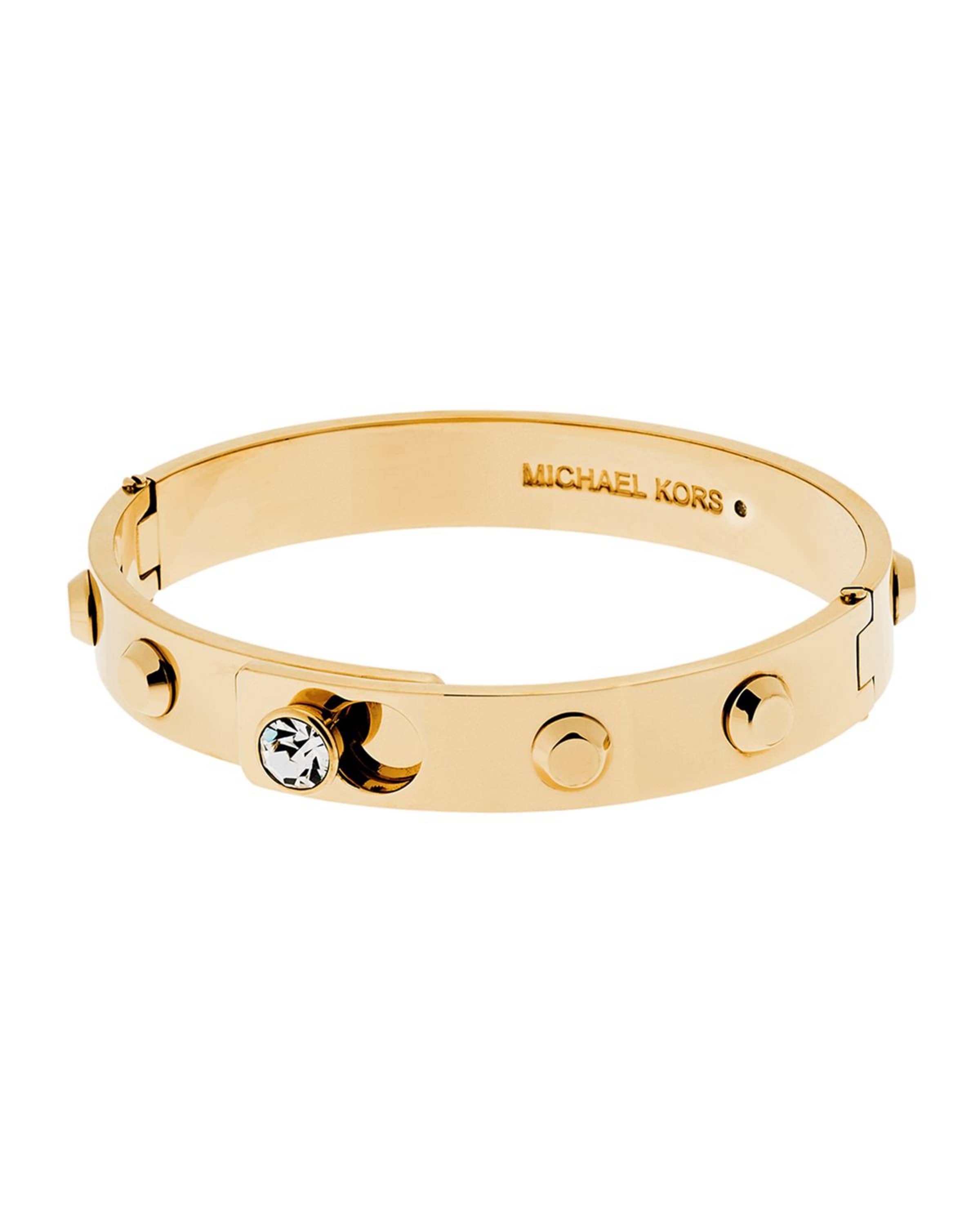 Michael Kors Astor Double Hinge Bangle Bracelet | Neiman Marcus
