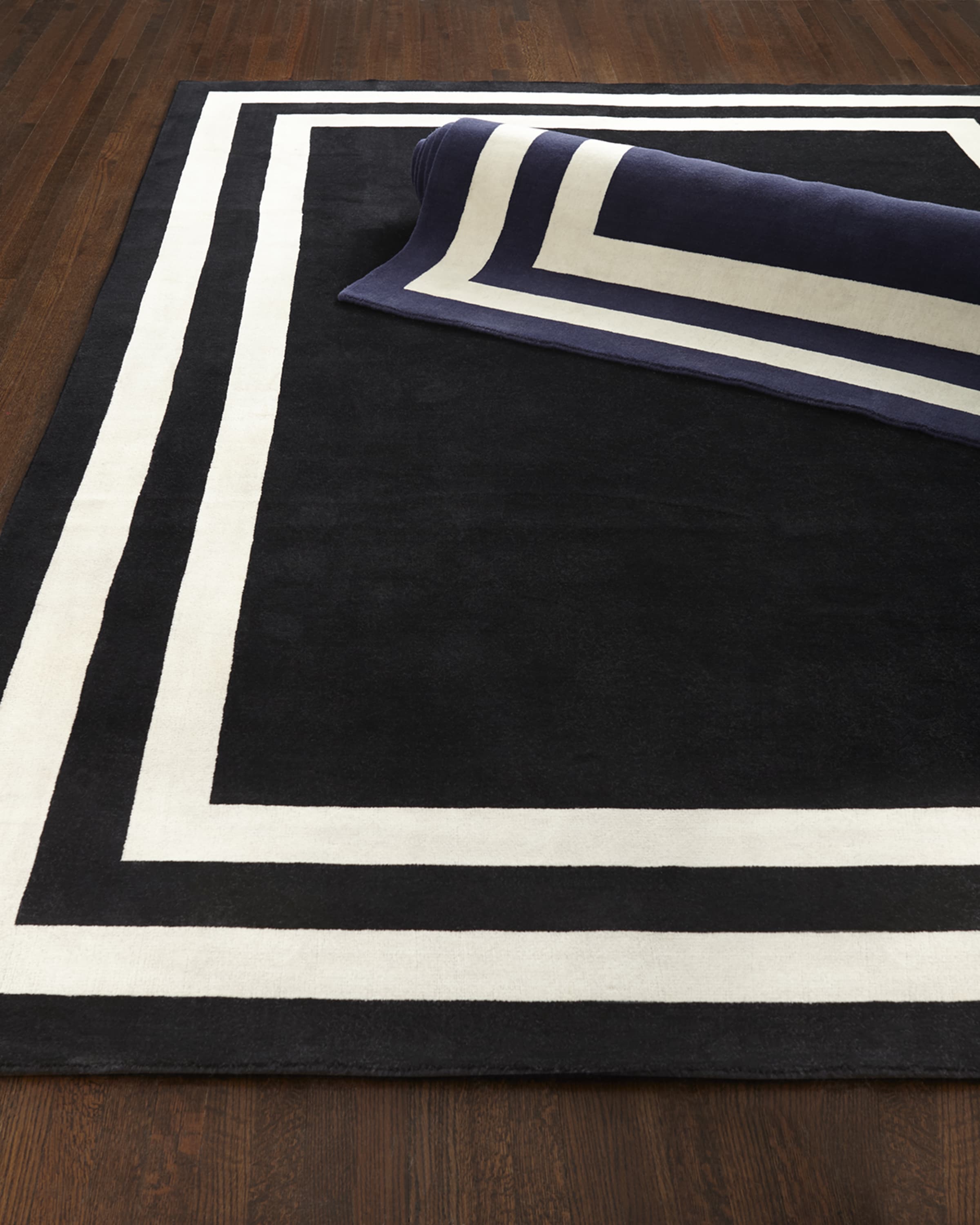 Ralph Lauren Home Fitzgerald Border Rug, 6' x 9'