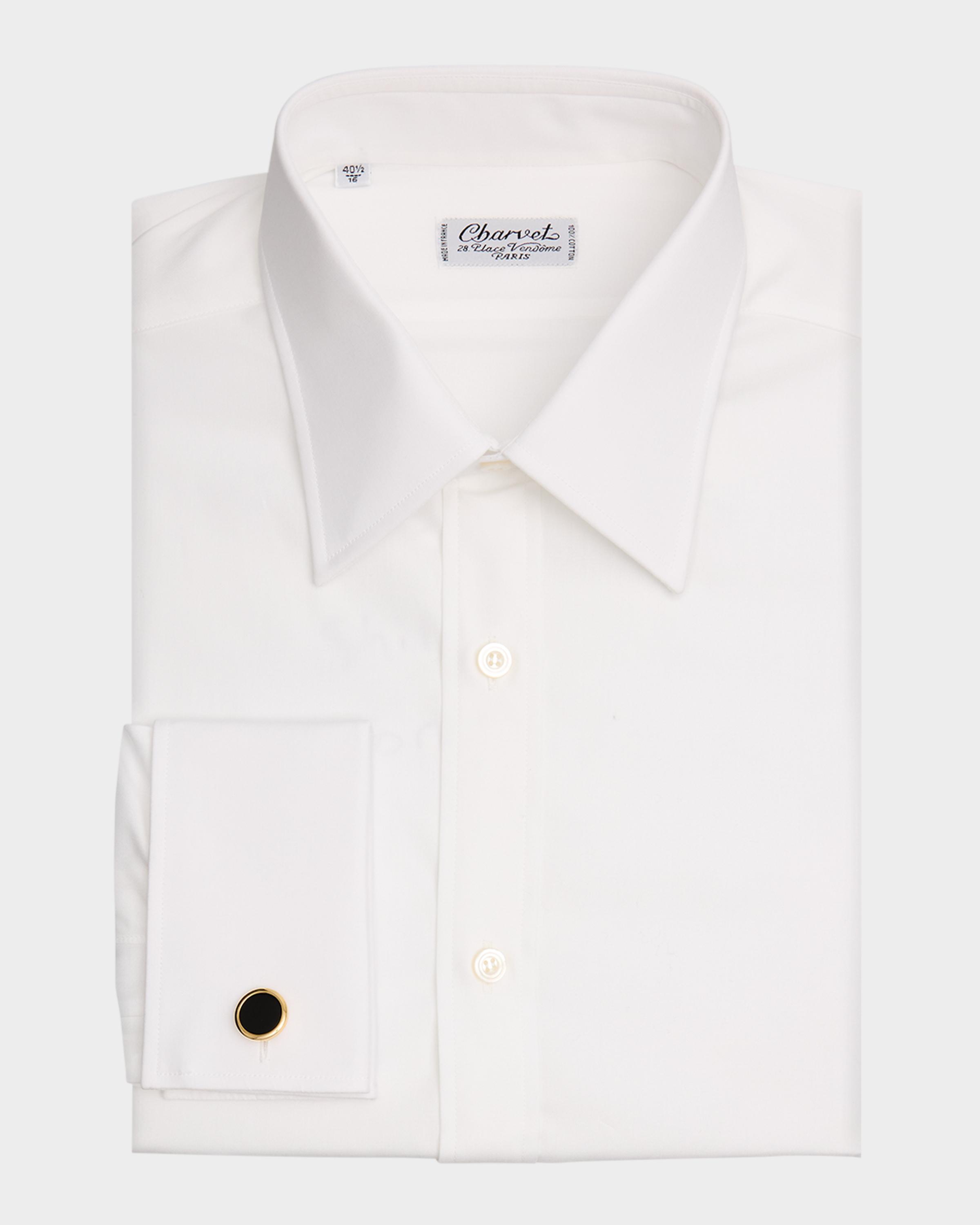 ivory french cuff dress shirt French-Cuff Ready-to-wear