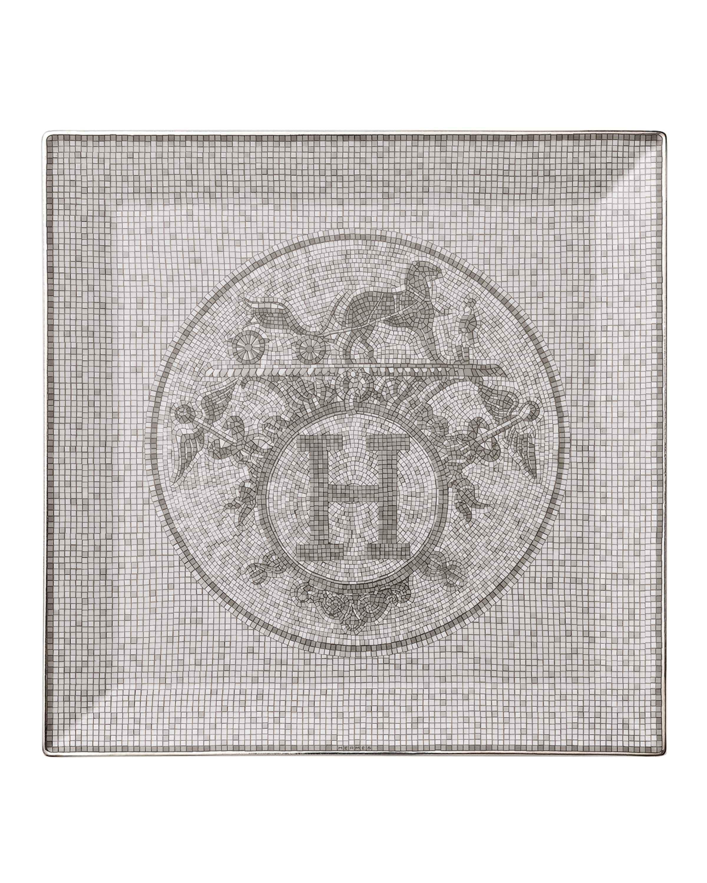 Hermes Mosaique Au 24 Square Plate