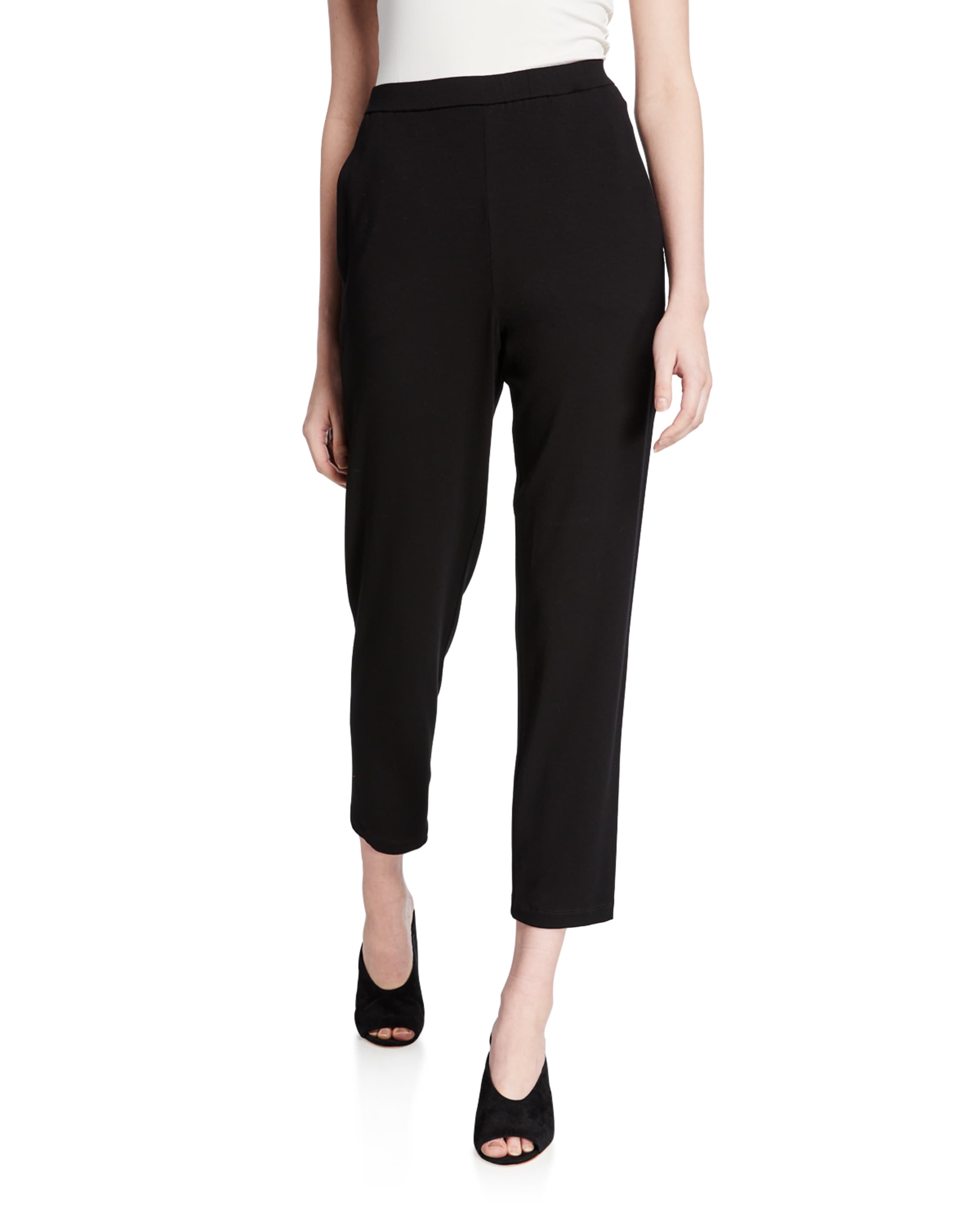 eileen fisher slouchy ankle joggers